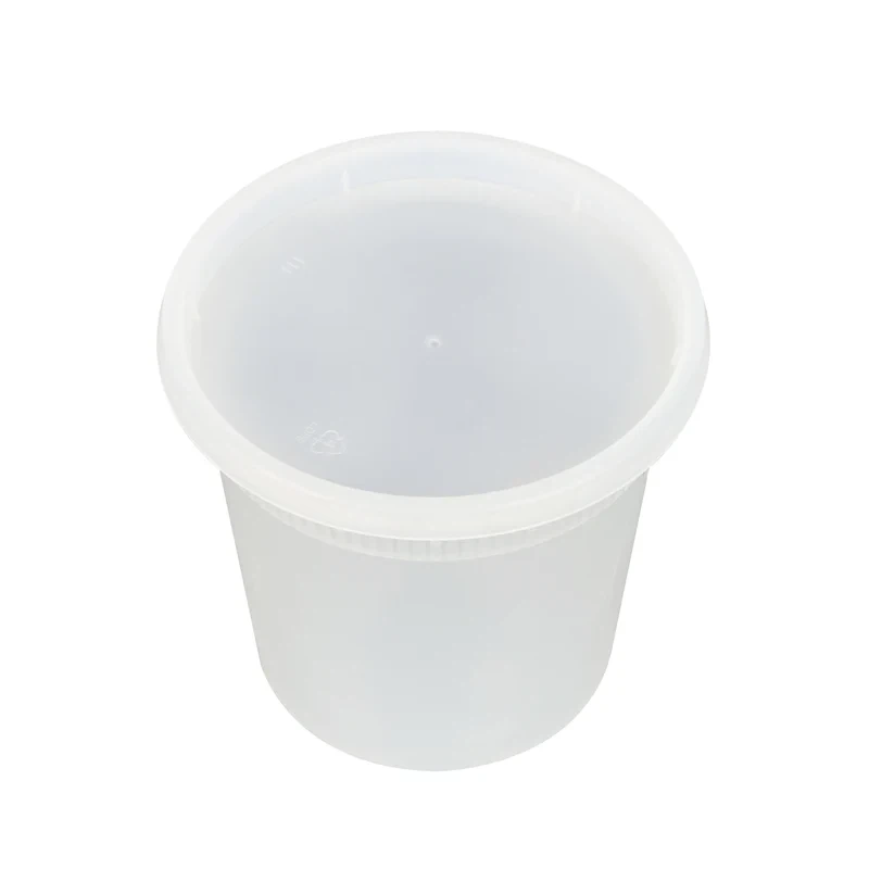 32oz PP Plastic Soup Bowl With Lid factory
