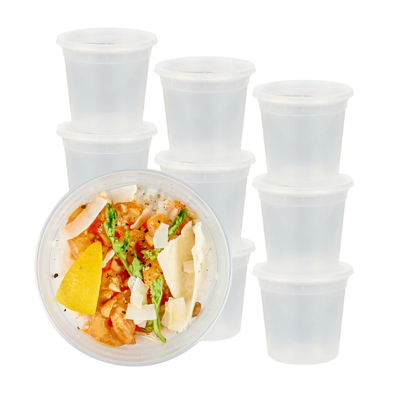 32oz PP Plastic Soup Bowl With Lid suppliers